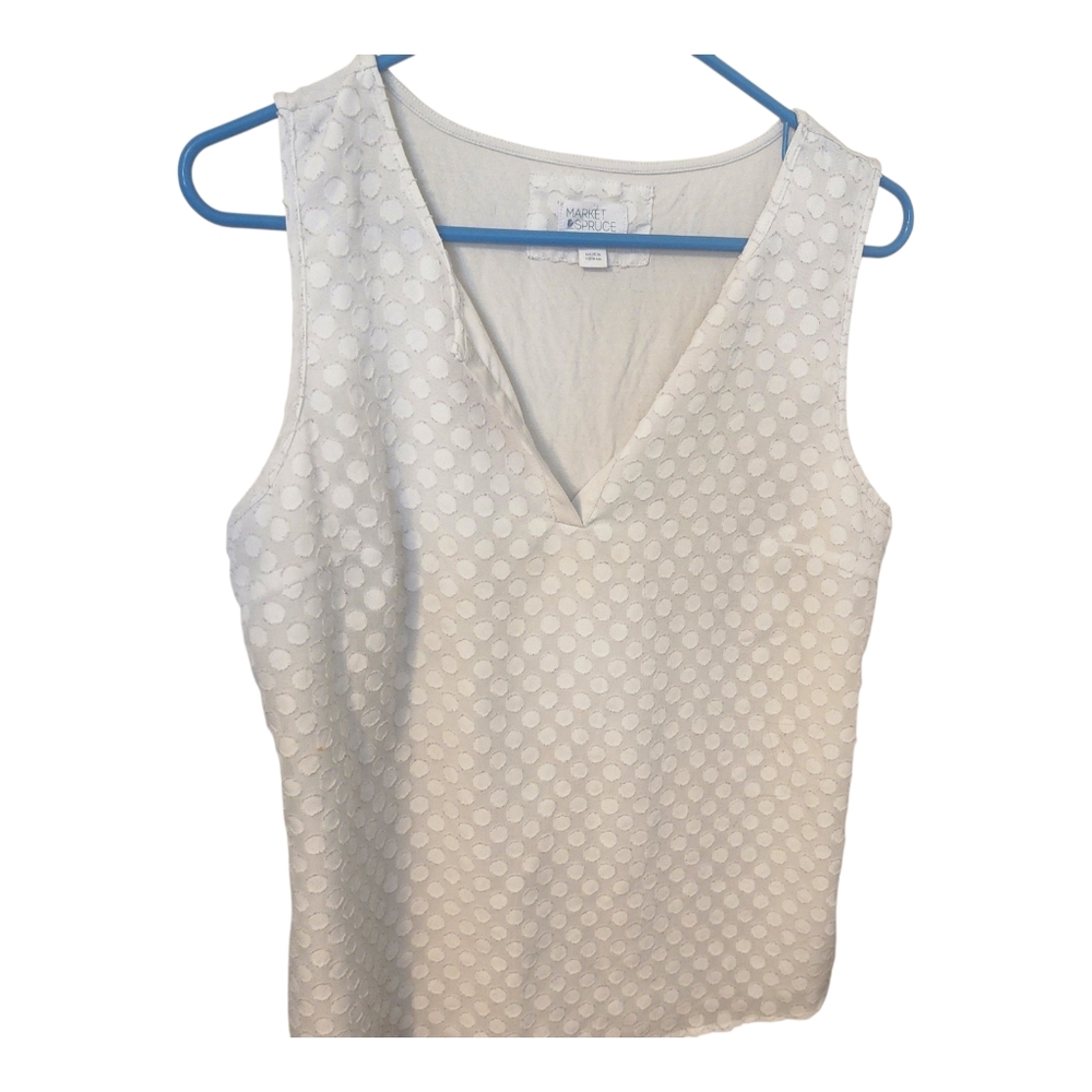 Women's Market & Spruce Lined Tank Top Size White size L